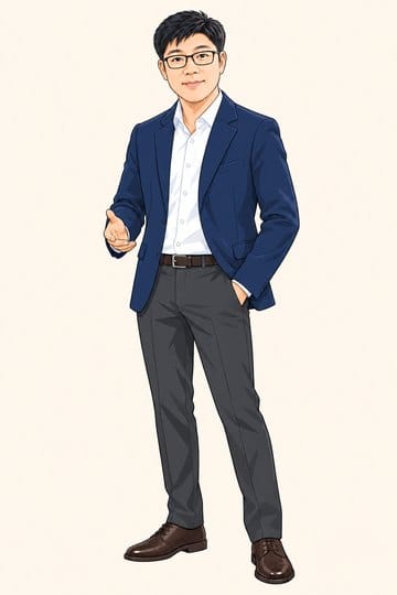 확인 순서를 가리키며 설명하는 양진석 대표